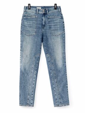 Pilcro High Rise Straight Leg Jeans Size 28 Modern Utility Style
